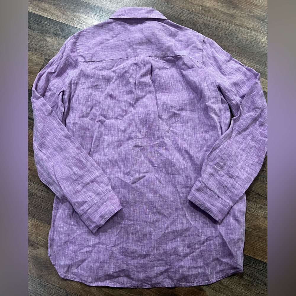 J.MclaughLin Linen Button Down - Picture 3 of 3
